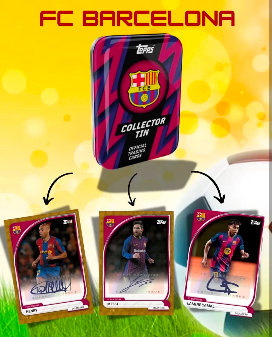 New Topps 25-26 Football Trading Cards Juventus Bayern Munich Liverpool Real Madrid Barcelona Collector Tin Cards Birthday Gifts
