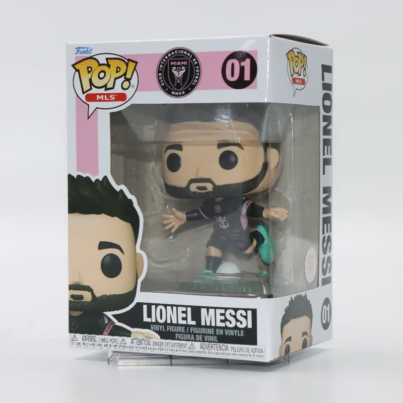 Funko POP Original FIFA World Cup Inter Miami Football Club Lionel Messi Peripheral Collectible Action Figure Figurine Kids Toys