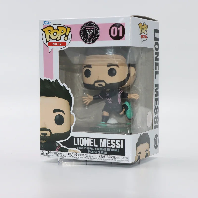 Funko POP Original FIFA World Cup Inter Miami Football Club Lionel Messi Peripheral Collectible Action Figure Figurine Kids Toys